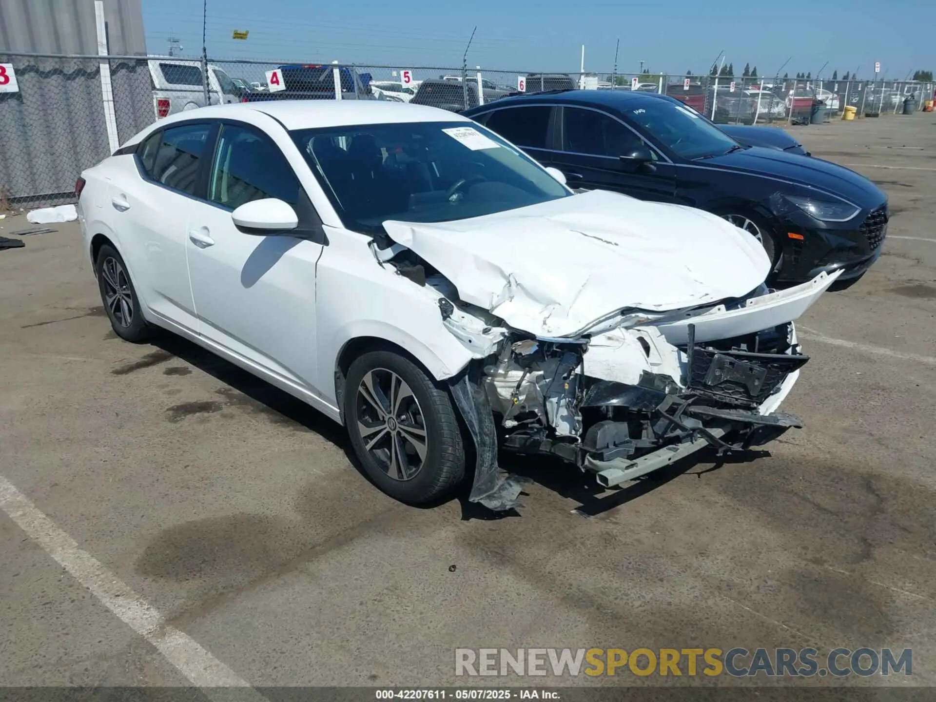 1 Photograph of a damaged car 3N1AB8CV4MY238470 NISSAN SENTRA 2021