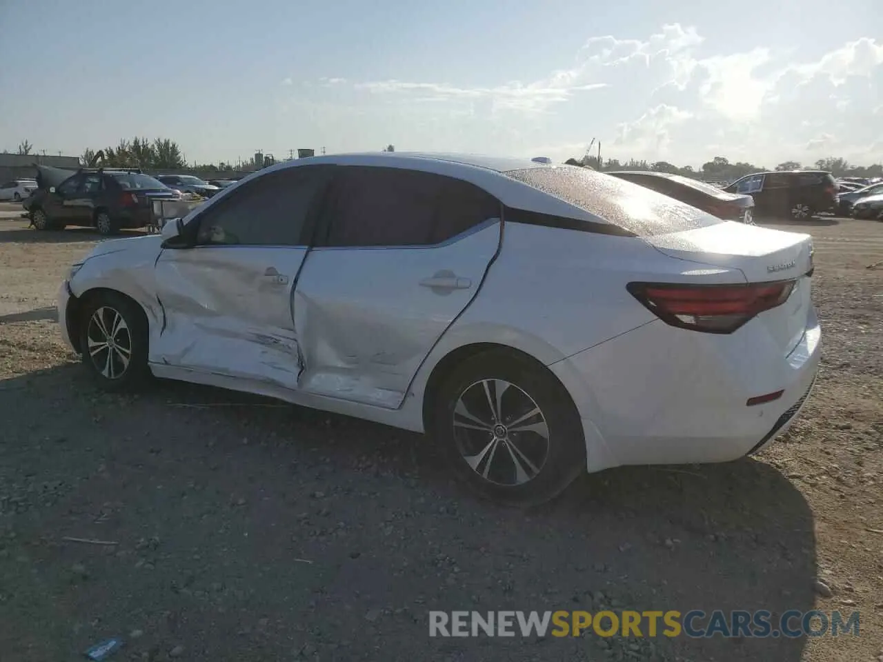 2 Photograph of a damaged car 3N1AB8CV4MY240963 NISSAN SENTRA 2021
