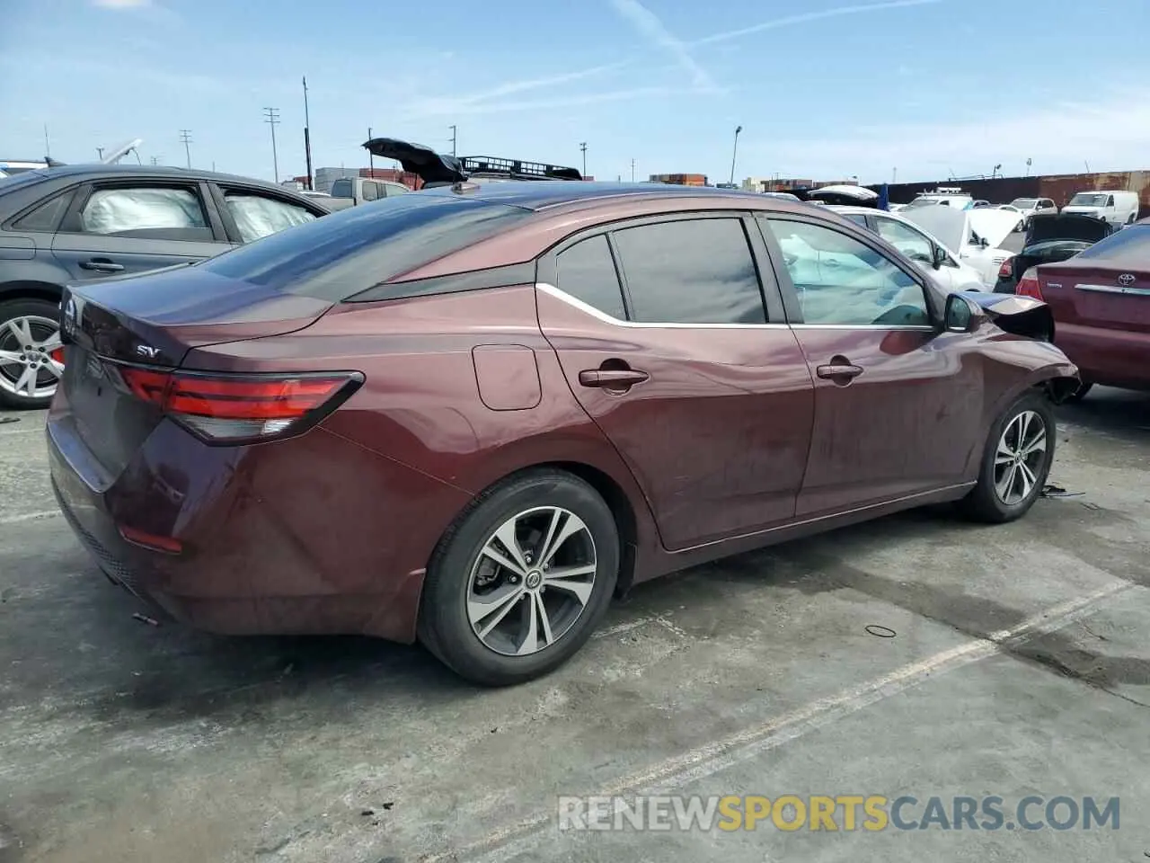 3 Photograph of a damaged car 3N1AB8CV4MY245760 NISSAN SENTRA 2021
