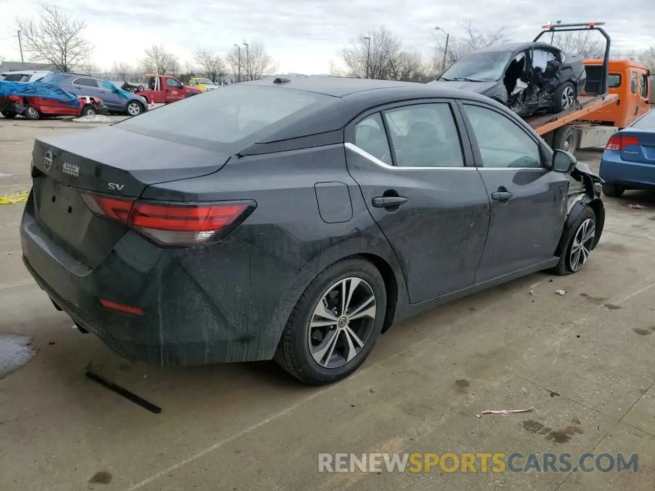 3 Photograph of a damaged car 3N1AB8CV4MY249033 NISSAN SENTRA 2021