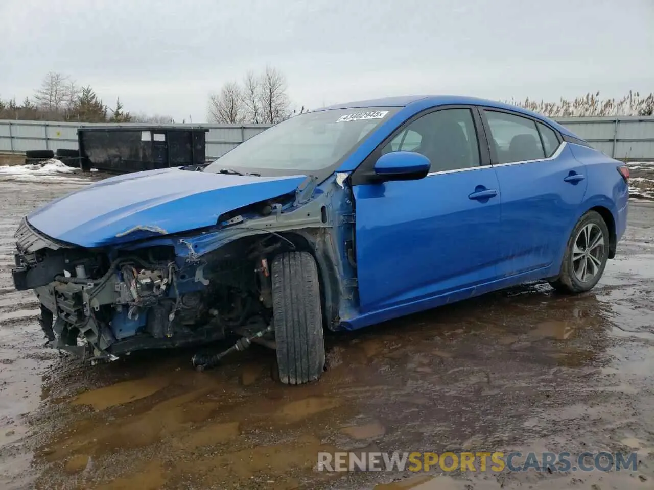 1 Photograph of a damaged car 3N1AB8CV4MY250540 NISSAN SENTRA 2021