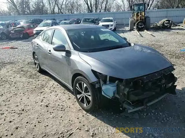 14 Photograph of a damaged car 3N1AB8CV4MY256113 NISSAN SENTRA 2021