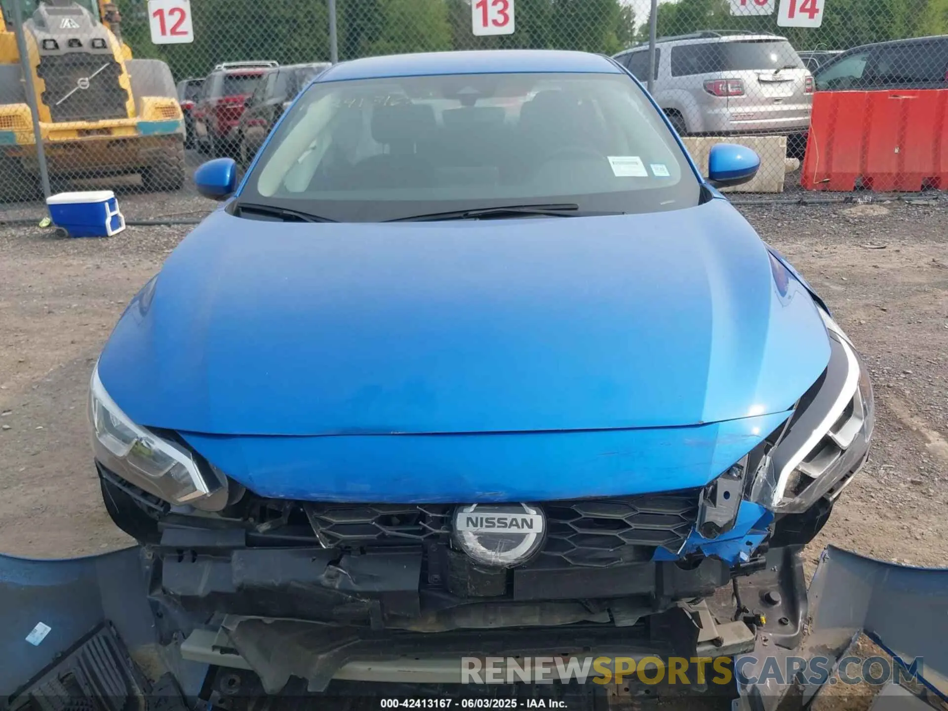 13 Photograph of a damaged car 3N1AB8CV4MY266866 NISSAN SENTRA 2021