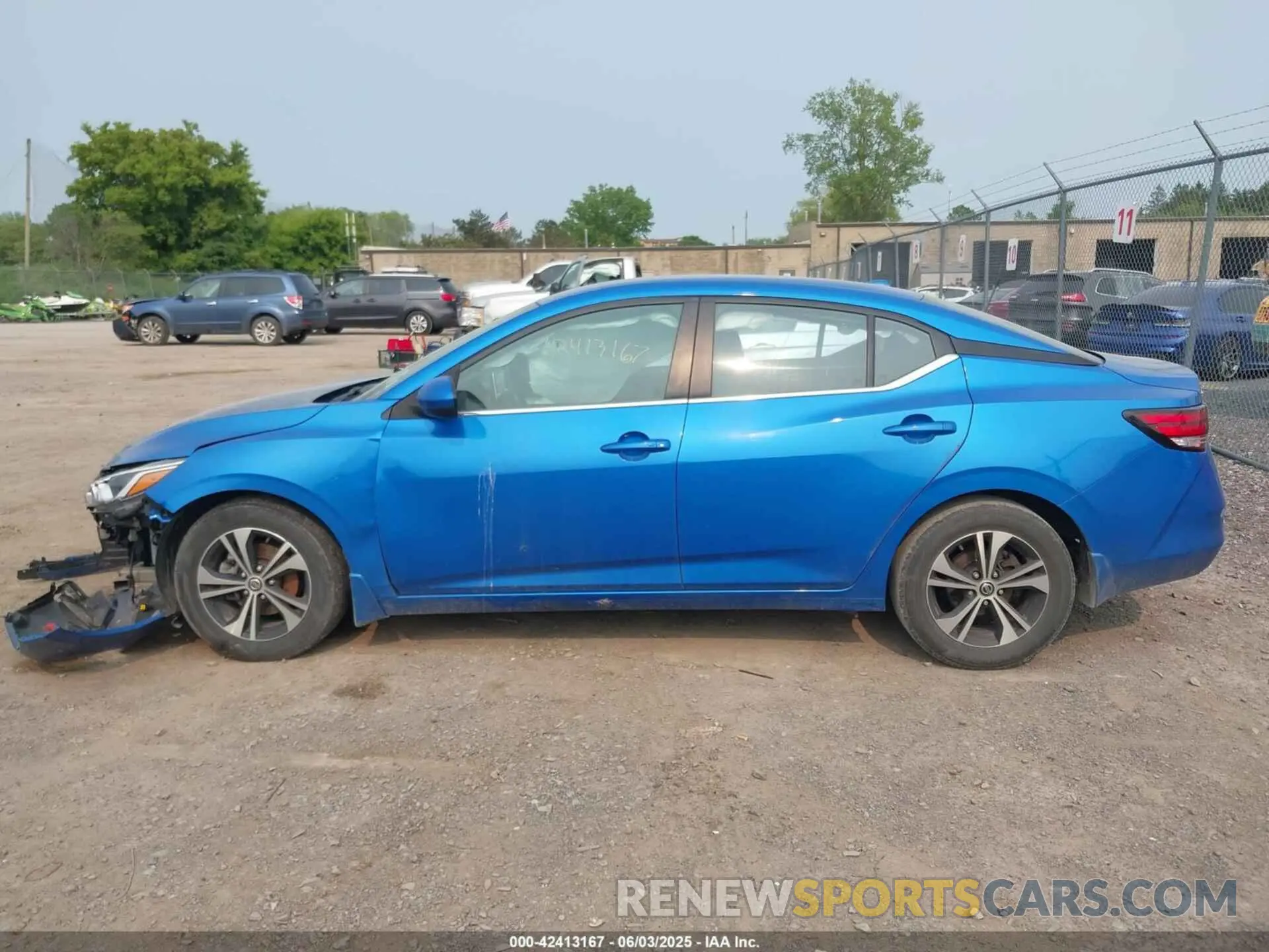 15 Photograph of a damaged car 3N1AB8CV4MY266866 NISSAN SENTRA 2021
