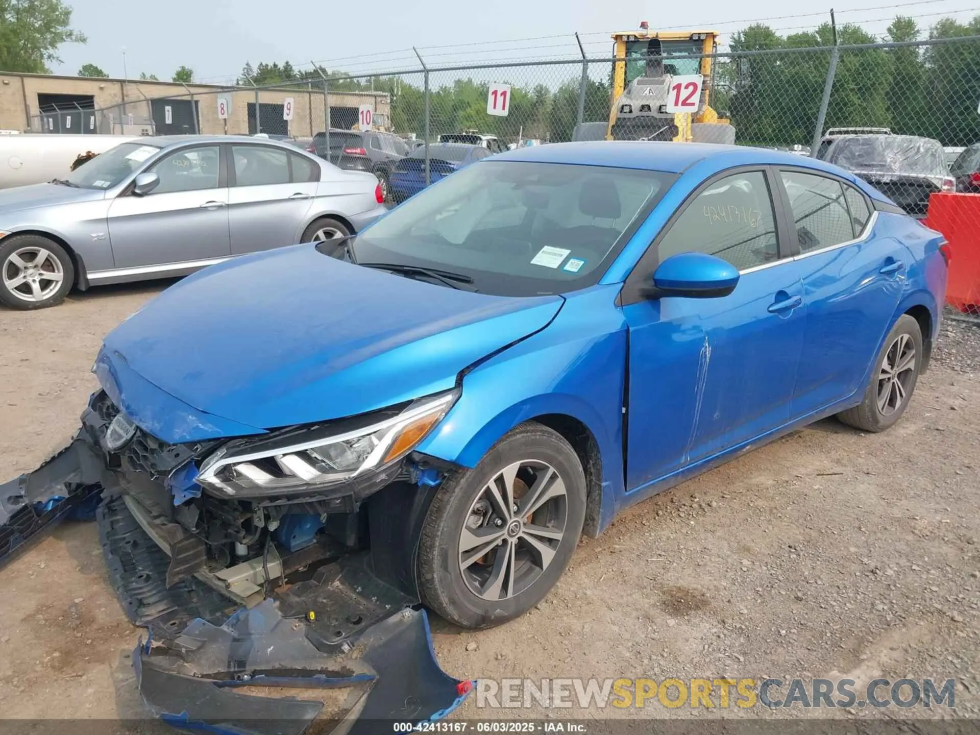 2 Photograph of a damaged car 3N1AB8CV4MY266866 NISSAN SENTRA 2021