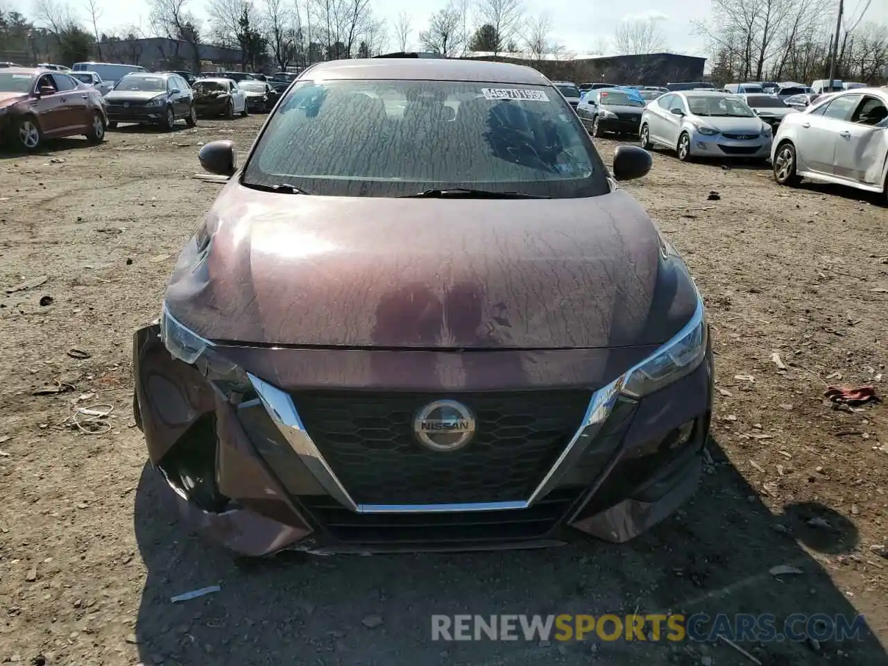 5 Photograph of a damaged car 3N1AB8CV4MY273414 NISSAN SENTRA 2021