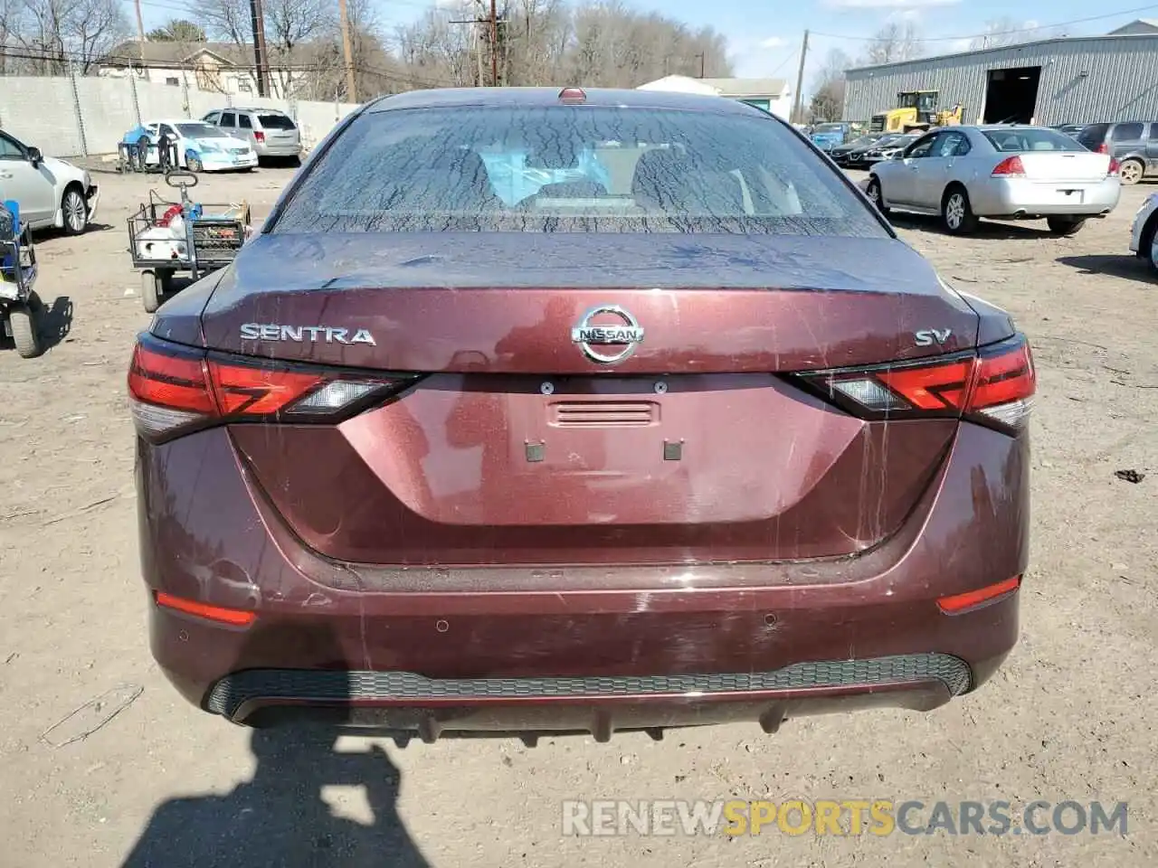 6 Photograph of a damaged car 3N1AB8CV4MY273414 NISSAN SENTRA 2021