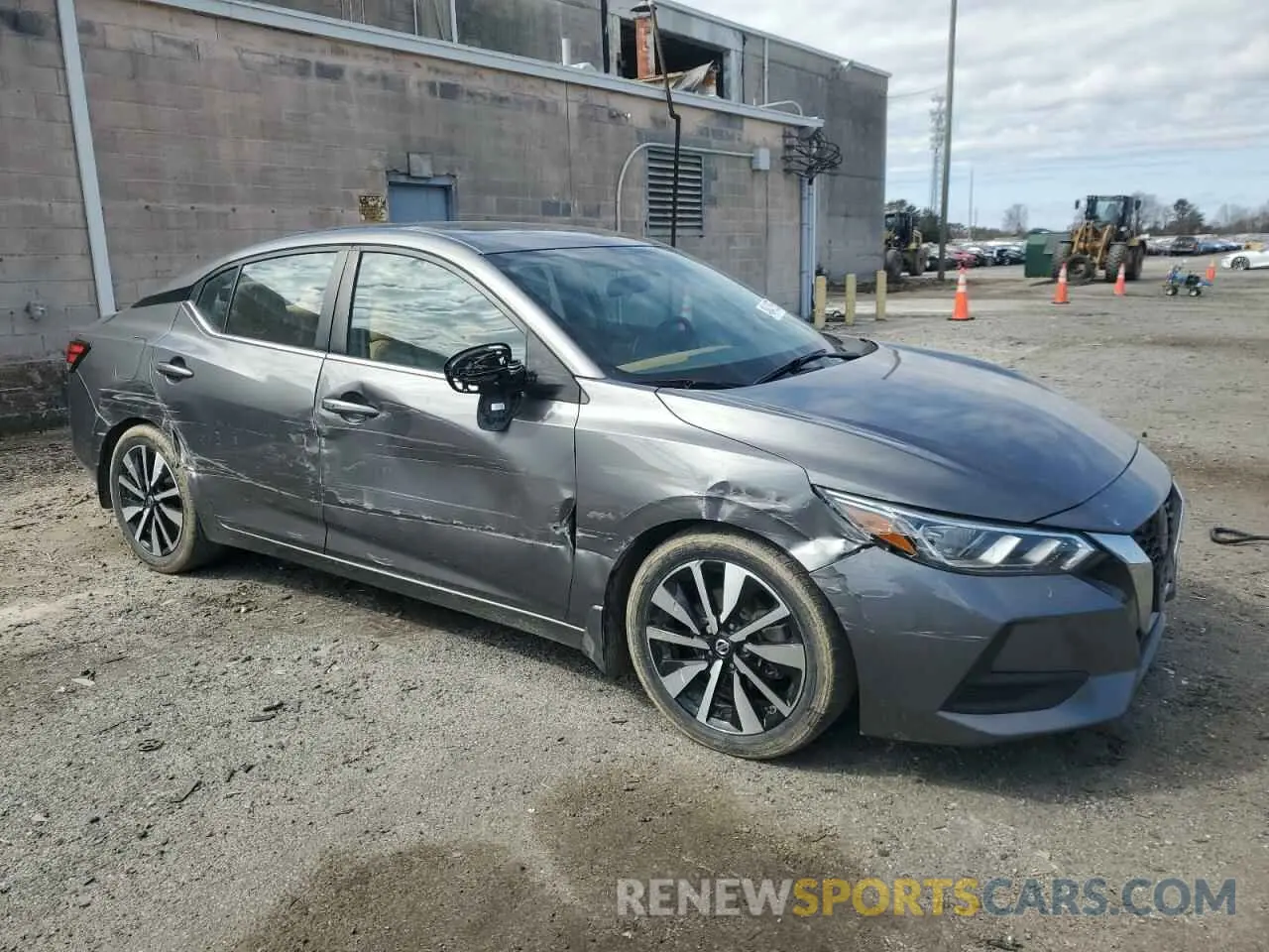 4 Photograph of a damaged car 3N1AB8CV4MY279651 NISSAN SENTRA 2021