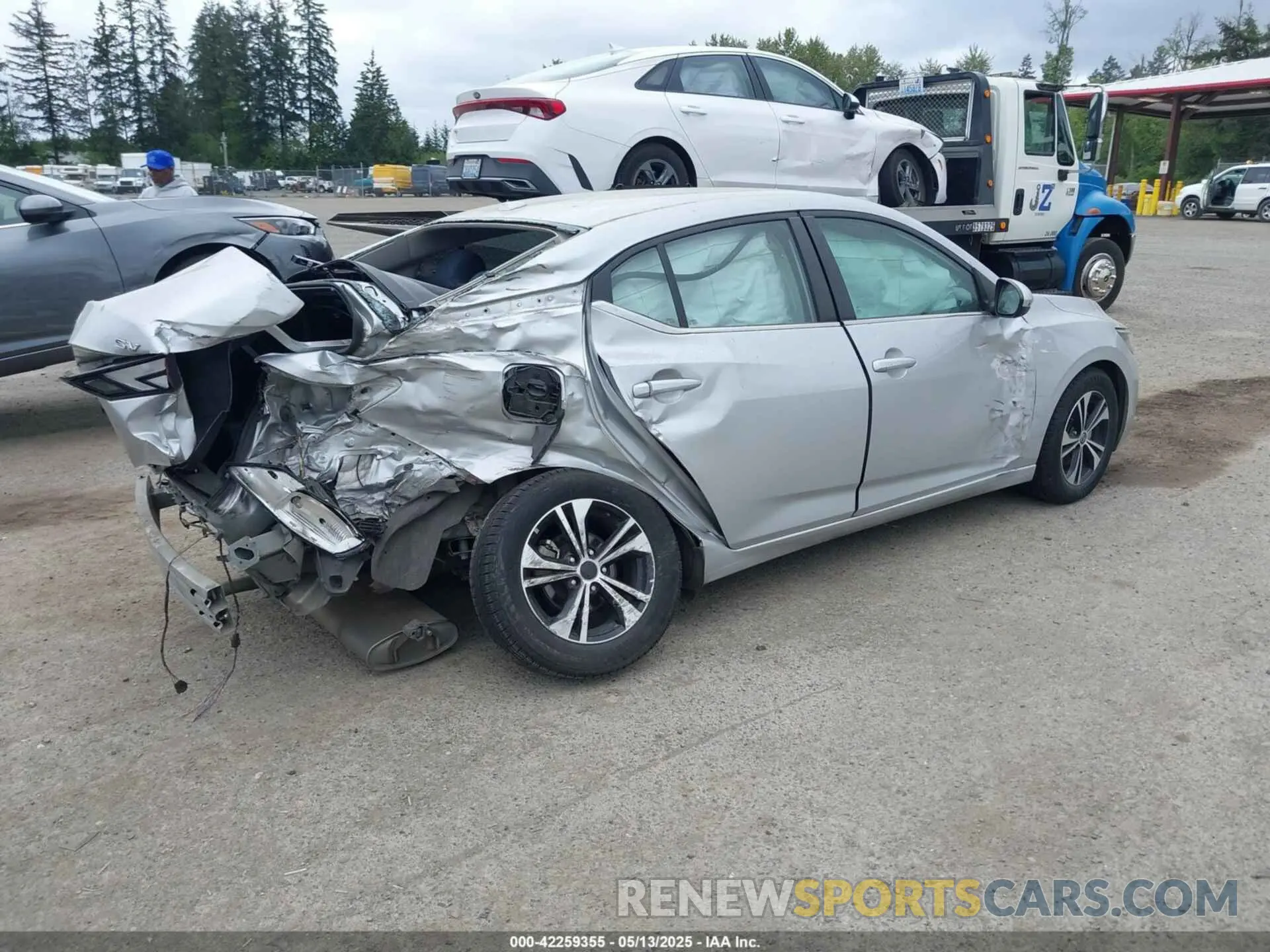 4 Photograph of a damaged car 3N1AB8CV4MY286776 NISSAN SENTRA 2021
