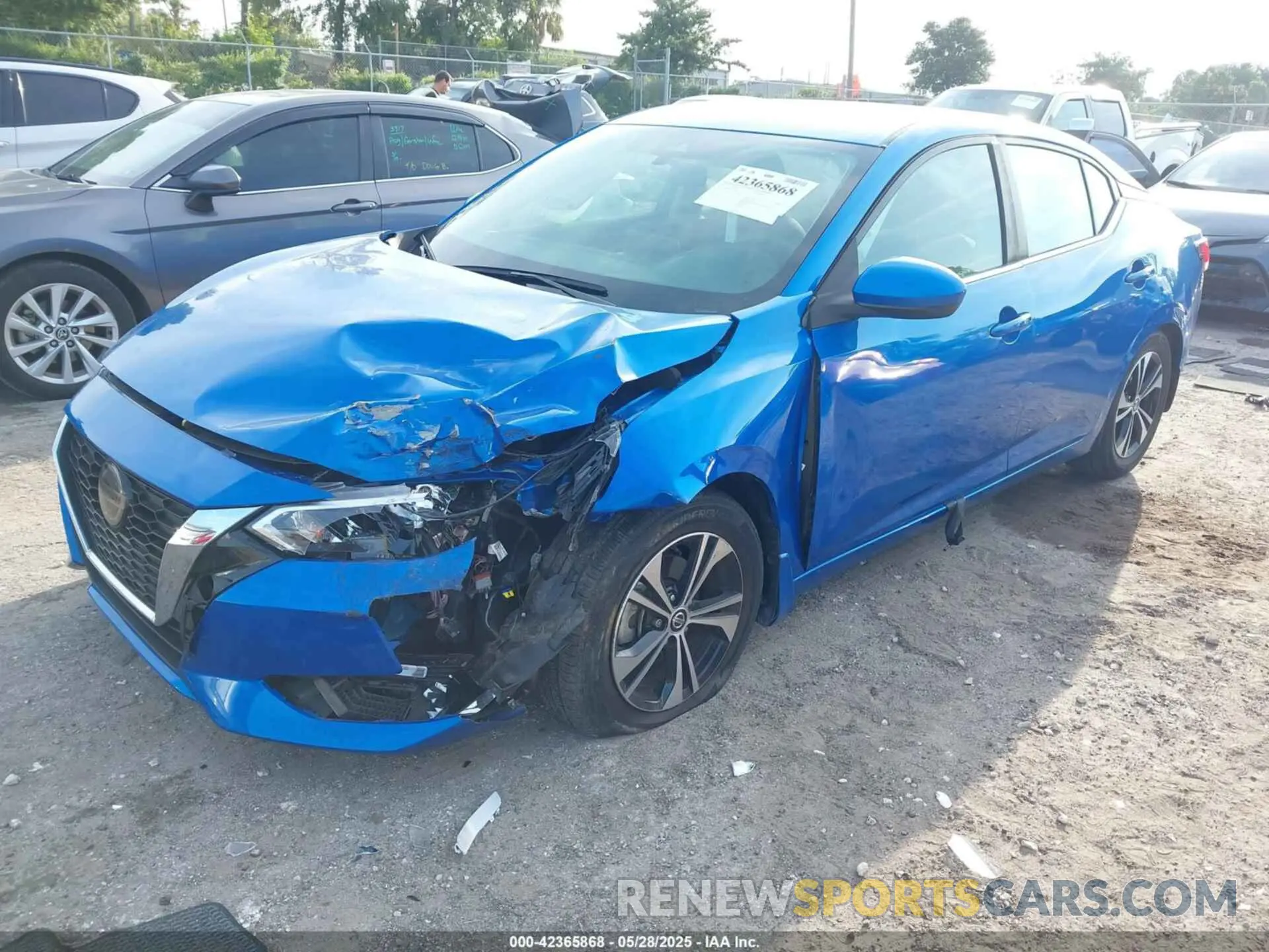 2 Photograph of a damaged car 3N1AB8CV4MY288026 NISSAN SENTRA 2021