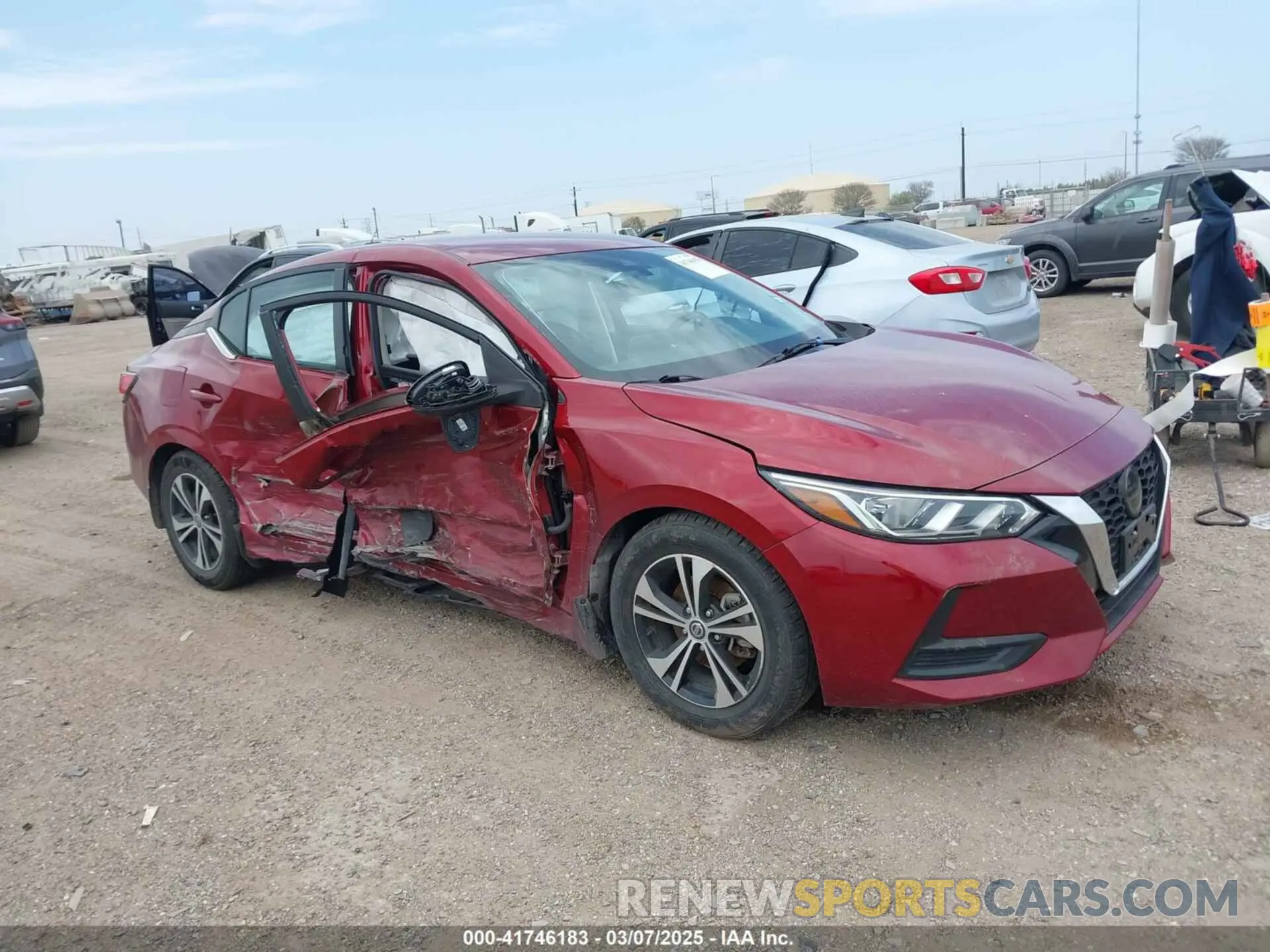 13 Photograph of a damaged car 3N1AB8CV4MY289208 NISSAN SENTRA 2021