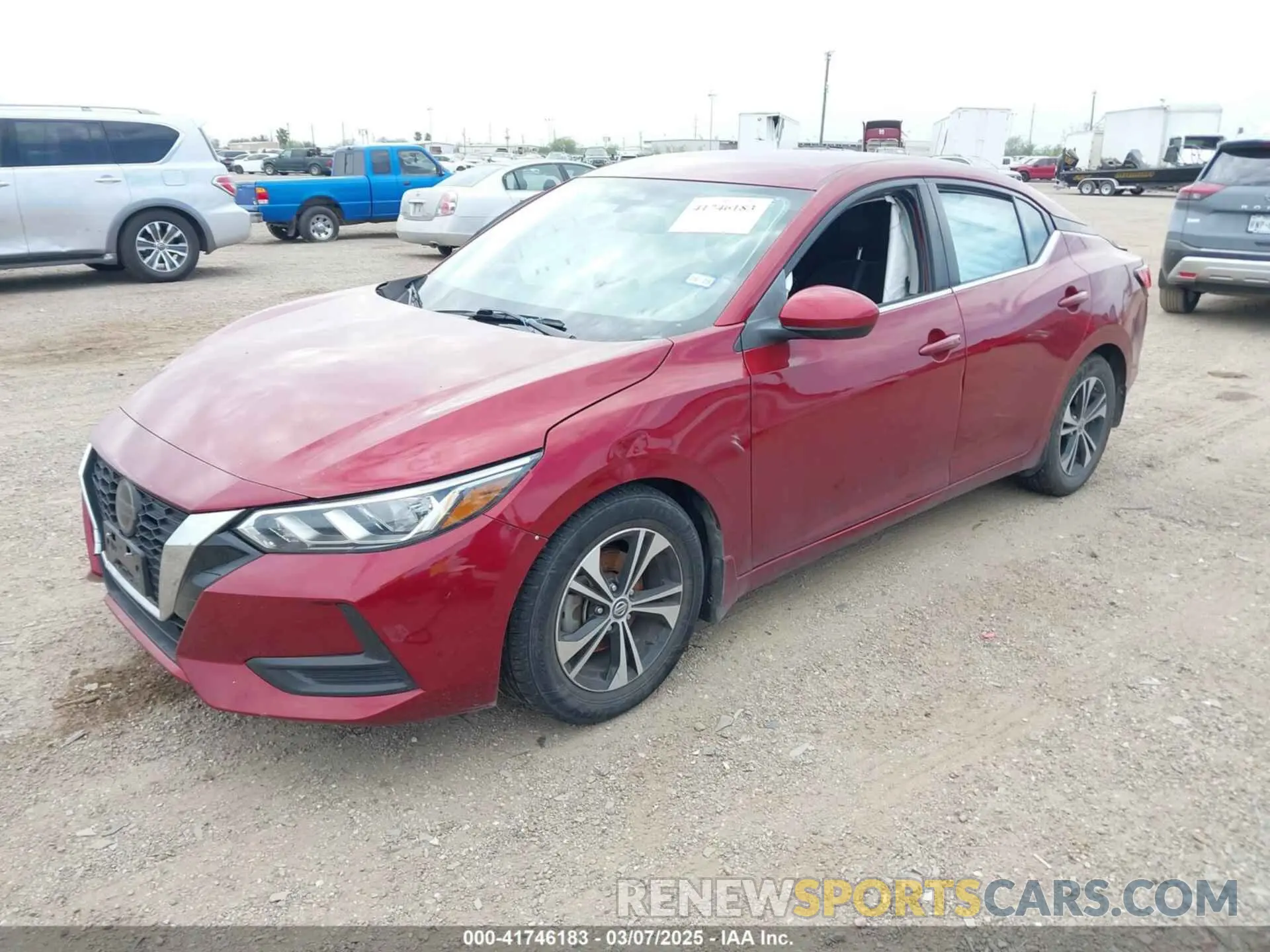2 Photograph of a damaged car 3N1AB8CV4MY289208 NISSAN SENTRA 2021
