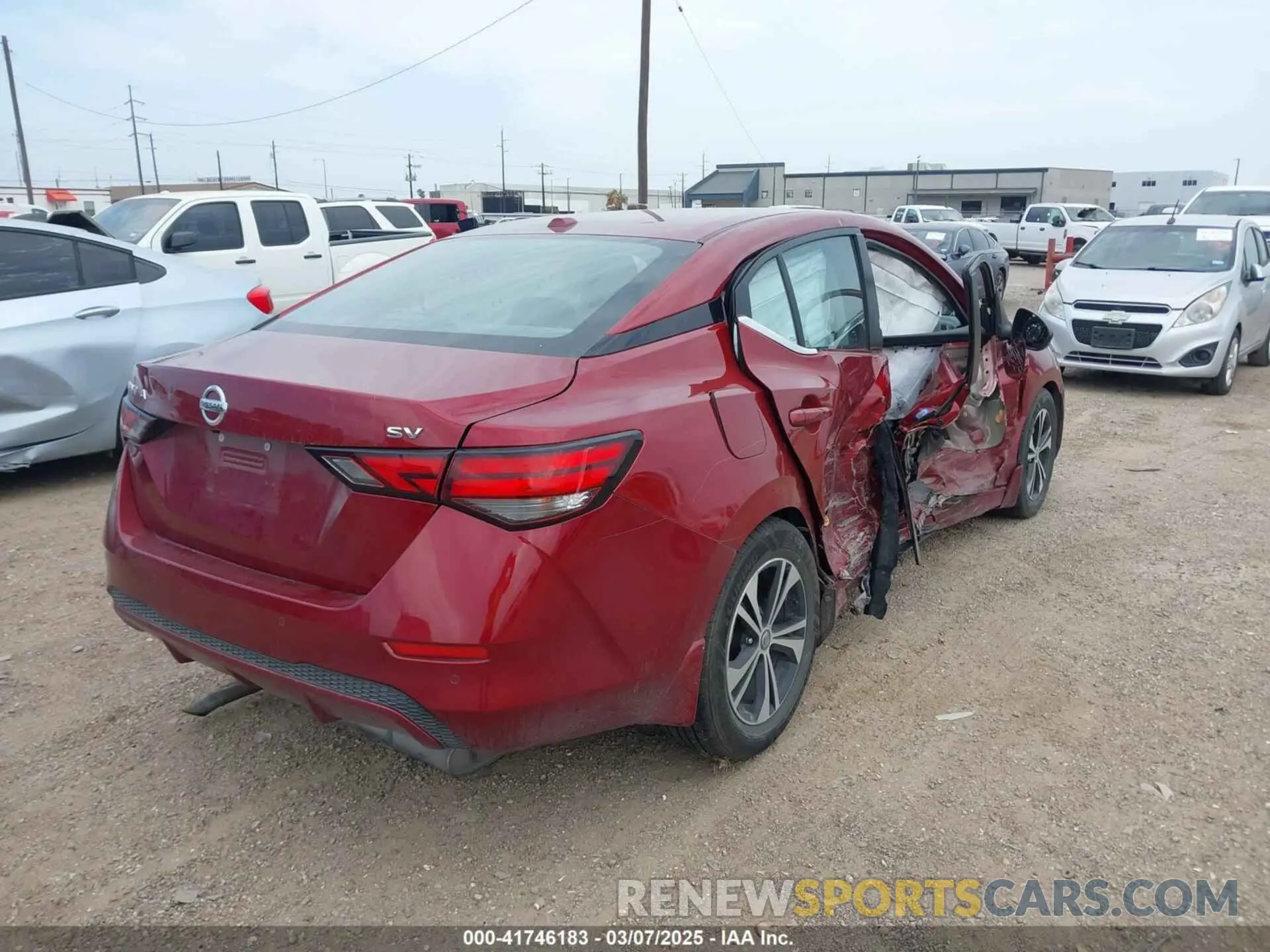 4 Photograph of a damaged car 3N1AB8CV4MY289208 NISSAN SENTRA 2021