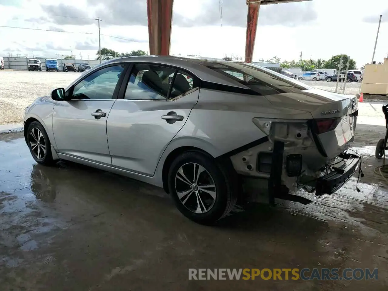 2 Photograph of a damaged car 3N1AB8CV4MY290956 NISSAN SENTRA 2021