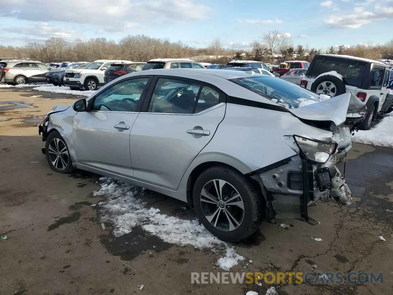 2 Photograph of a damaged car 3N1AB8CV4MY292304 NISSAN SENTRA 2021