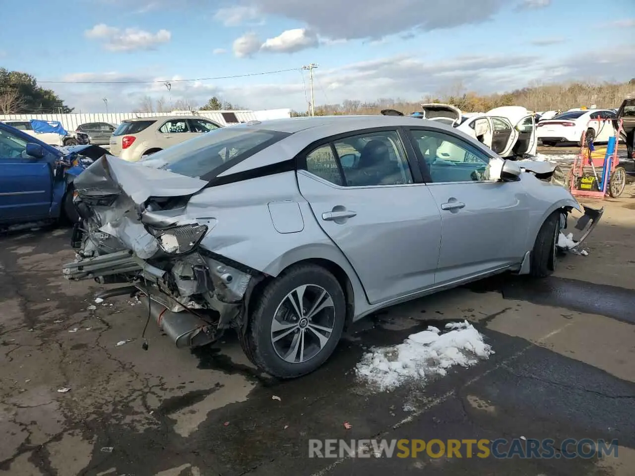3 Photograph of a damaged car 3N1AB8CV4MY292304 NISSAN SENTRA 2021
