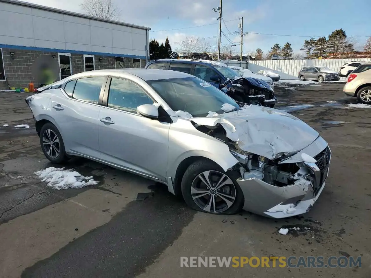 4 Photograph of a damaged car 3N1AB8CV4MY292304 NISSAN SENTRA 2021