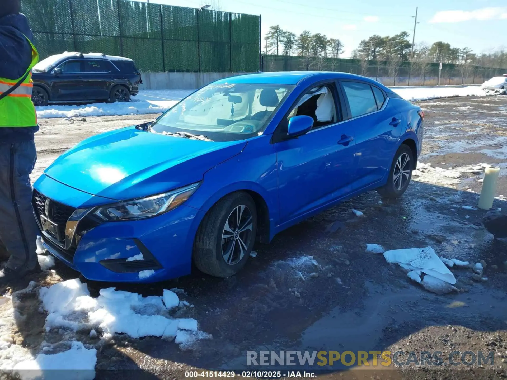 2 Photograph of a damaged car 3N1AB8CV4MY292495 NISSAN SENTRA 2021