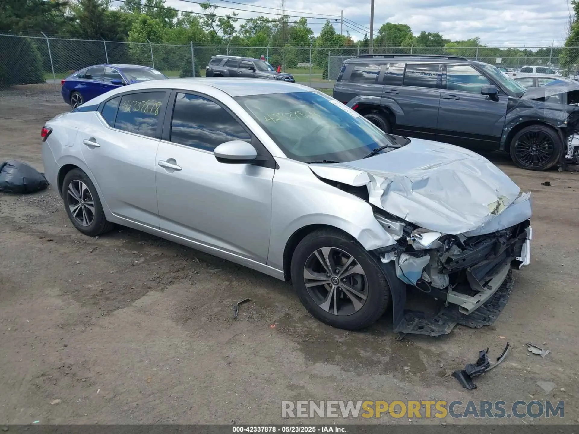 1 Photograph of a damaged car 3N1AB8CV4MY293551 NISSAN SENTRA 2021