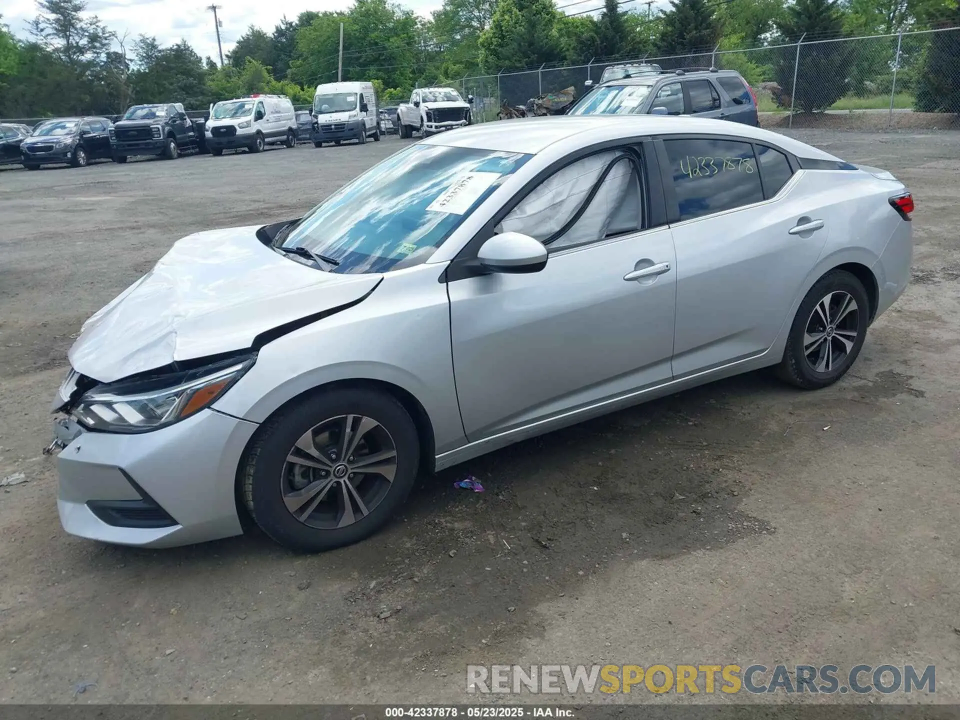 2 Photograph of a damaged car 3N1AB8CV4MY293551 NISSAN SENTRA 2021