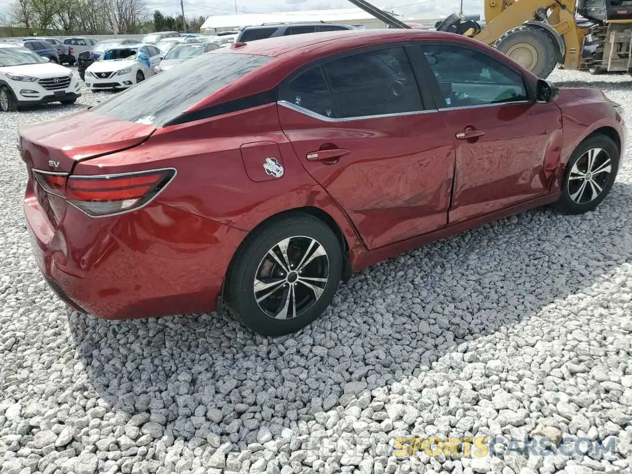 3 Photograph of a damaged car 3N1AB8CV4MY300319 NISSAN SENTRA 2021