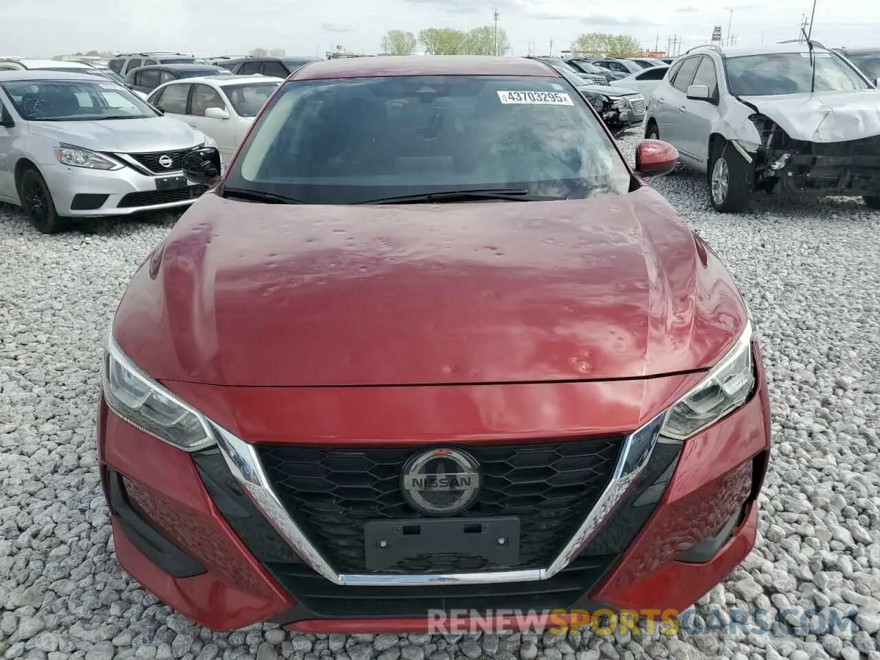 5 Photograph of a damaged car 3N1AB8CV4MY300319 NISSAN SENTRA 2021