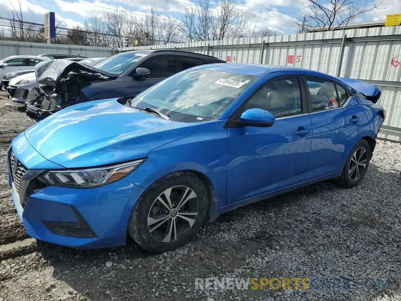 1 Photograph of a damaged car 3N1AB8CV5MY201265 NISSAN SENTRA 2021