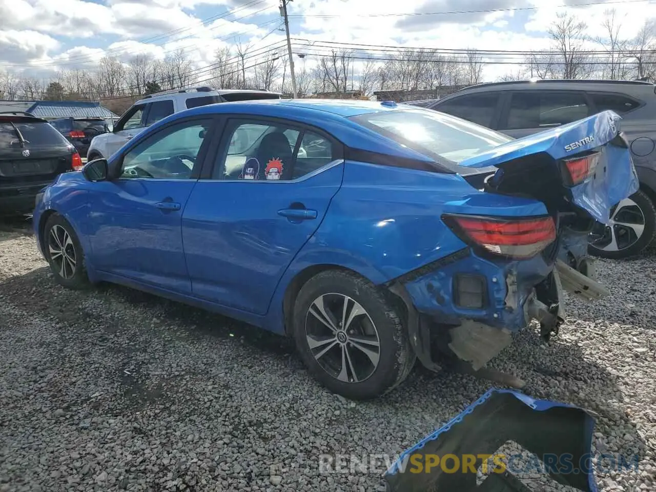 2 Photograph of a damaged car 3N1AB8CV5MY201265 NISSAN SENTRA 2021