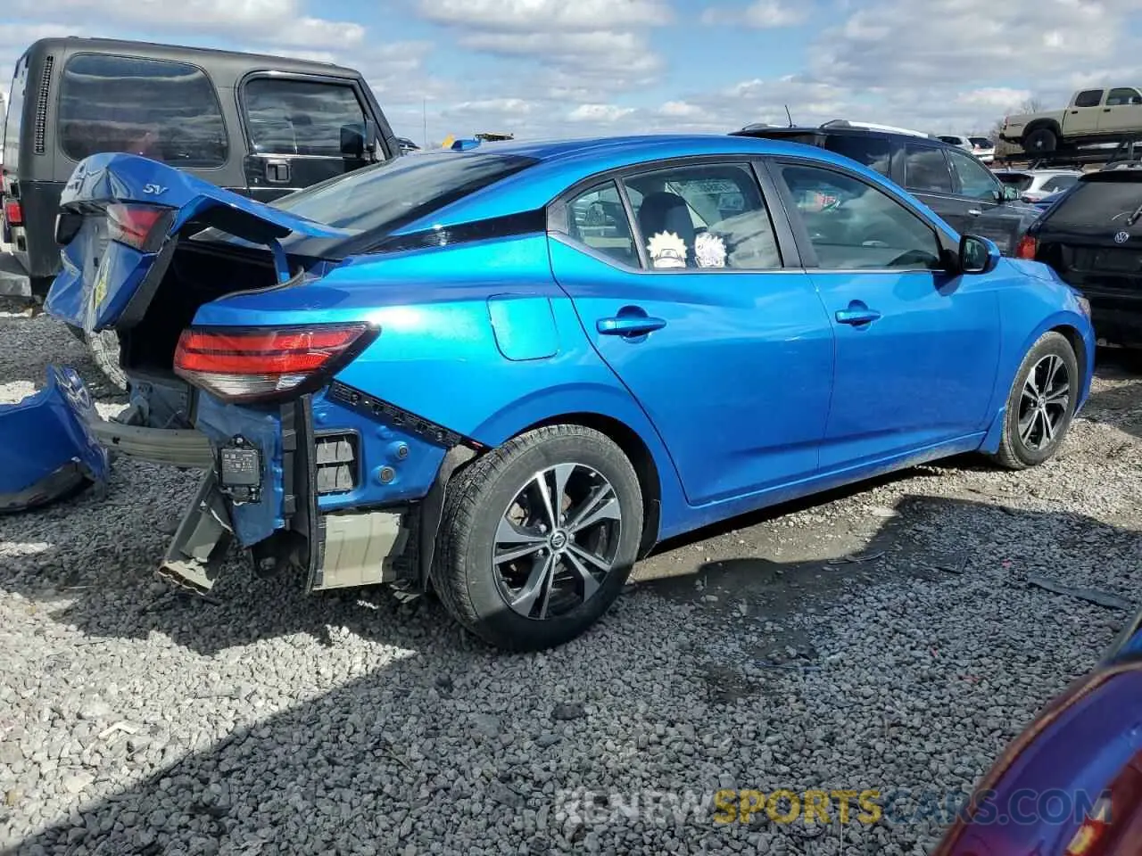 3 Photograph of a damaged car 3N1AB8CV5MY201265 NISSAN SENTRA 2021