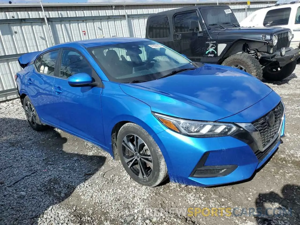 4 Photograph of a damaged car 3N1AB8CV5MY201265 NISSAN SENTRA 2021