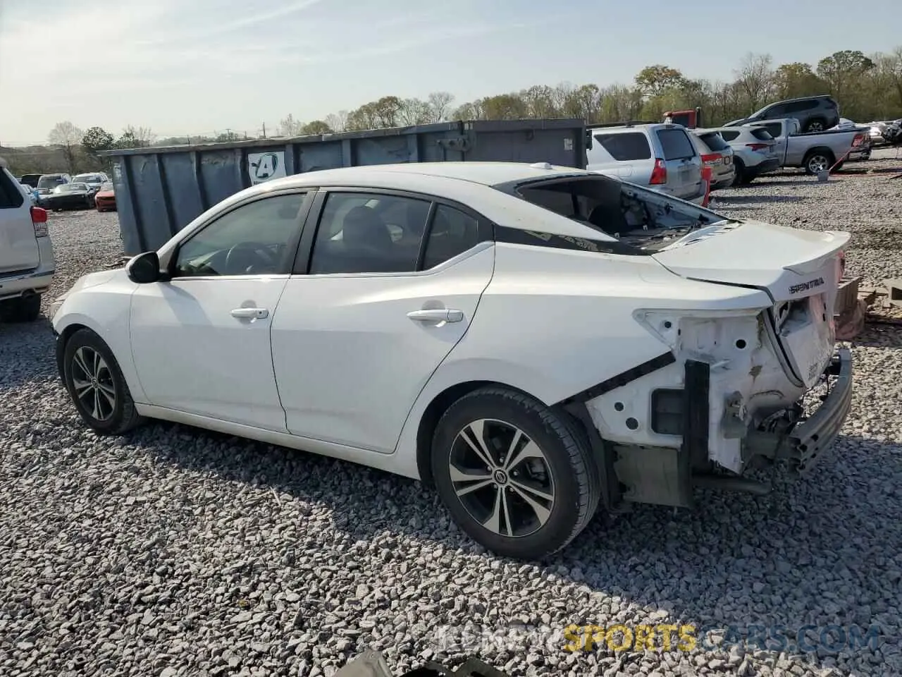 2 Photograph of a damaged car 3N1AB8CV5MY206529 NISSAN SENTRA 2021