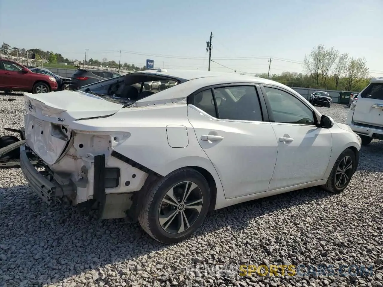 3 Photograph of a damaged car 3N1AB8CV5MY206529 NISSAN SENTRA 2021