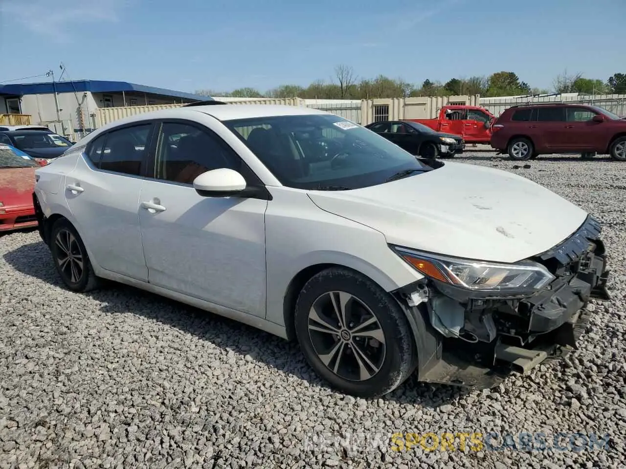 4 Photograph of a damaged car 3N1AB8CV5MY206529 NISSAN SENTRA 2021