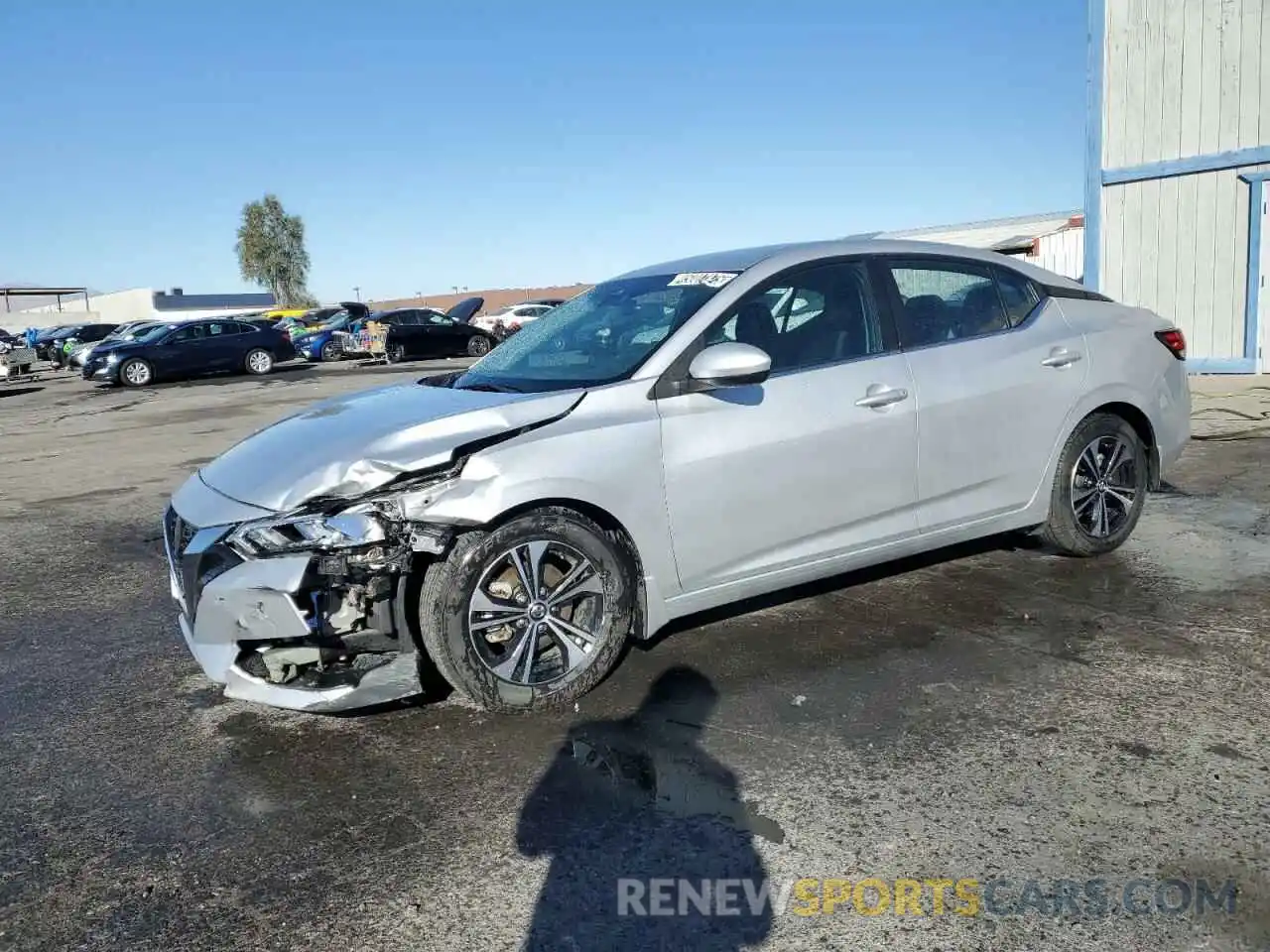 1 Photograph of a damaged car 3N1AB8CV5MY207454 NISSAN SENTRA 2021