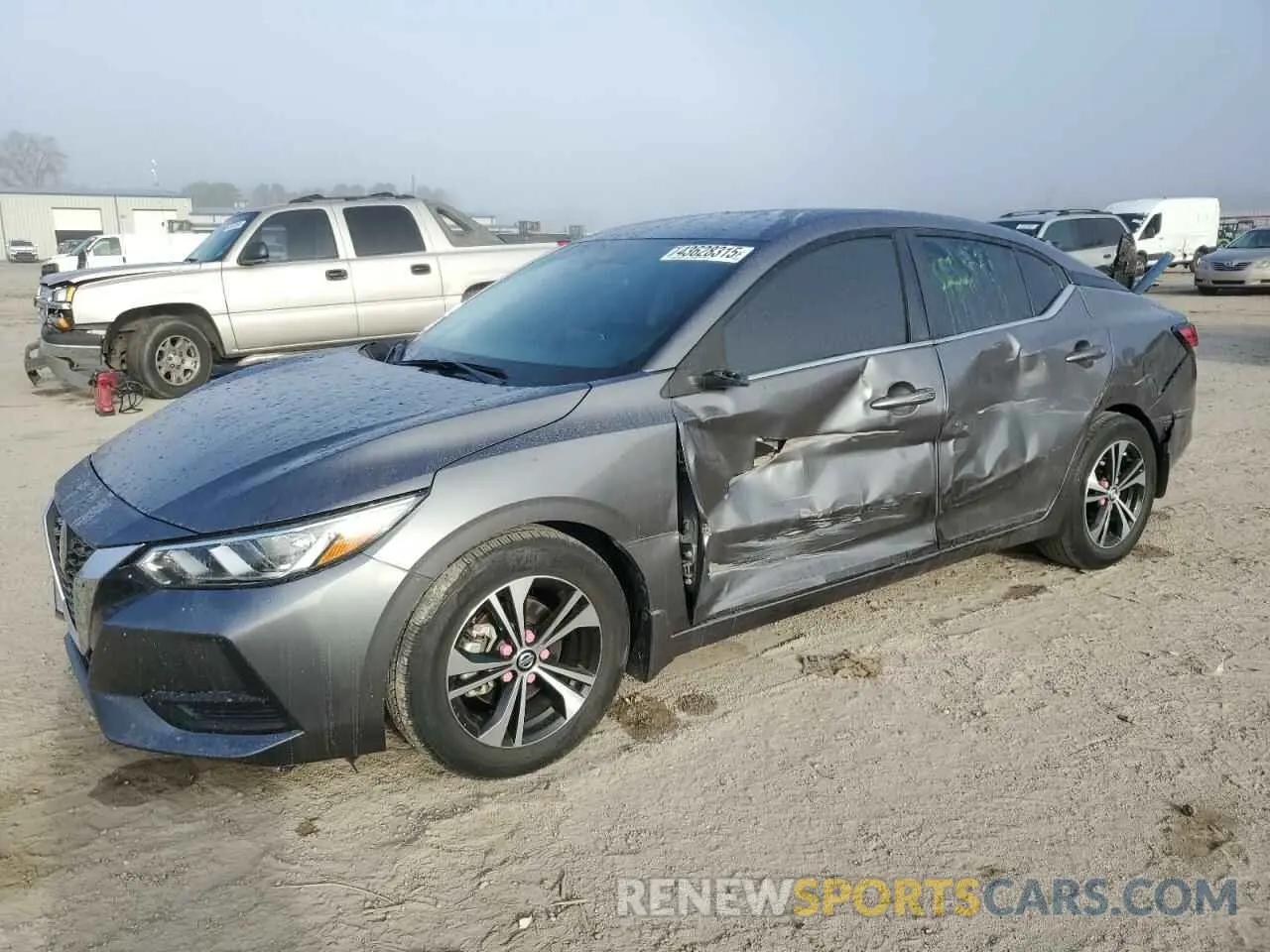 1 Photograph of a damaged car 3N1AB8CV5MY210161 NISSAN SENTRA 2021