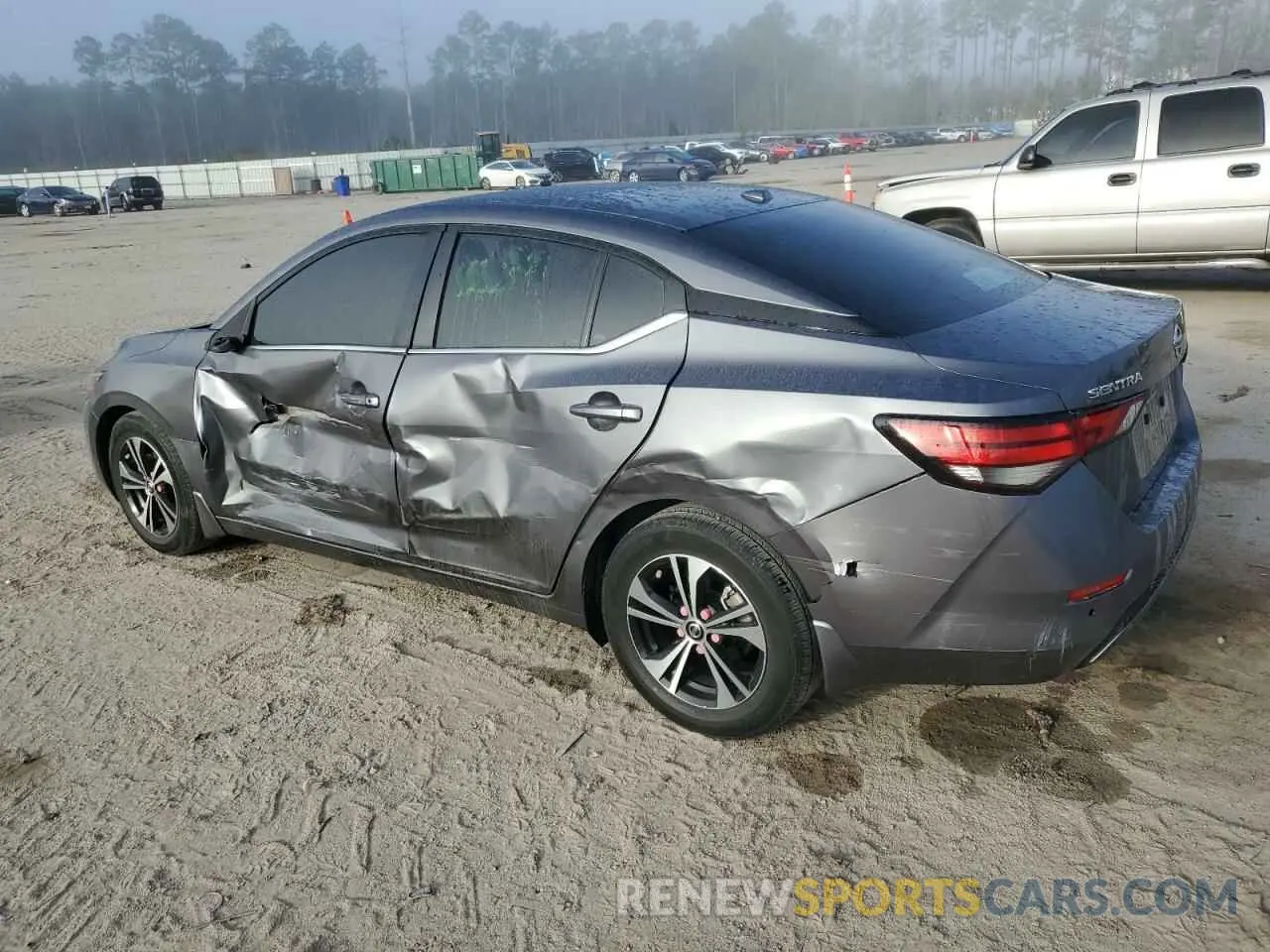 2 Photograph of a damaged car 3N1AB8CV5MY210161 NISSAN SENTRA 2021