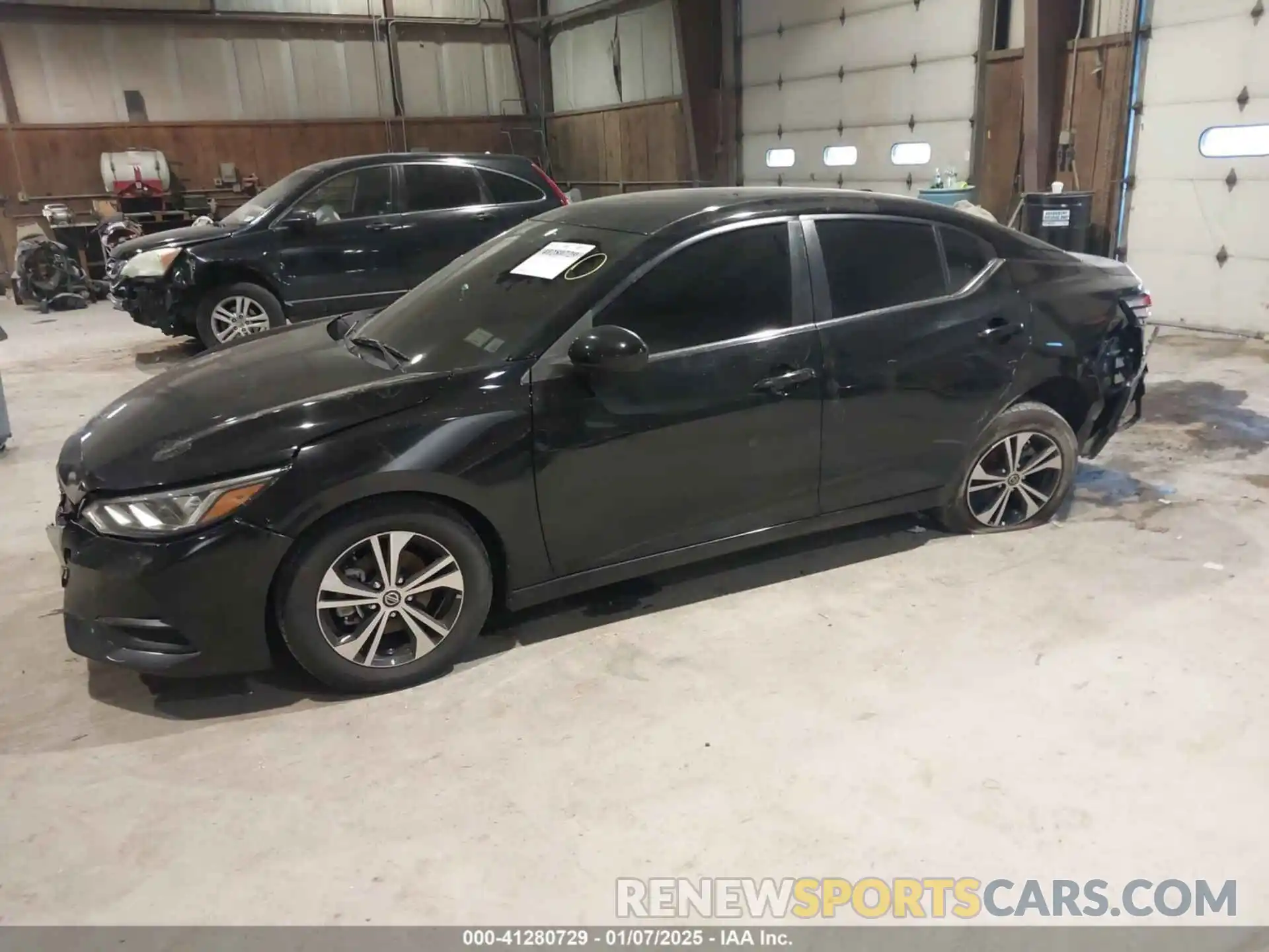 2 Photograph of a damaged car 3N1AB8CV5MY210340 NISSAN SENTRA 2021