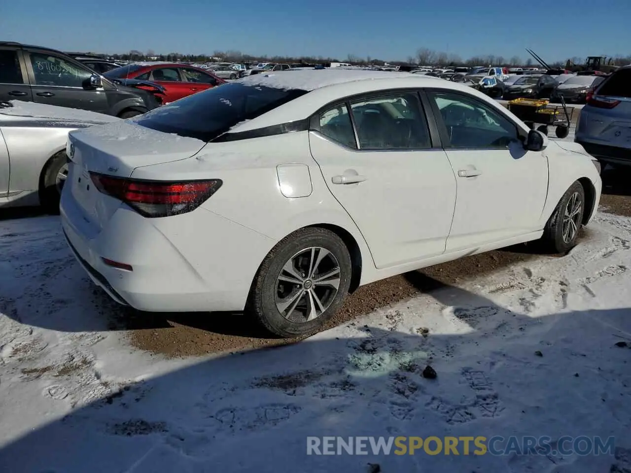 3 Photograph of a damaged car 3N1AB8CV5MY225629 NISSAN SENTRA 2021