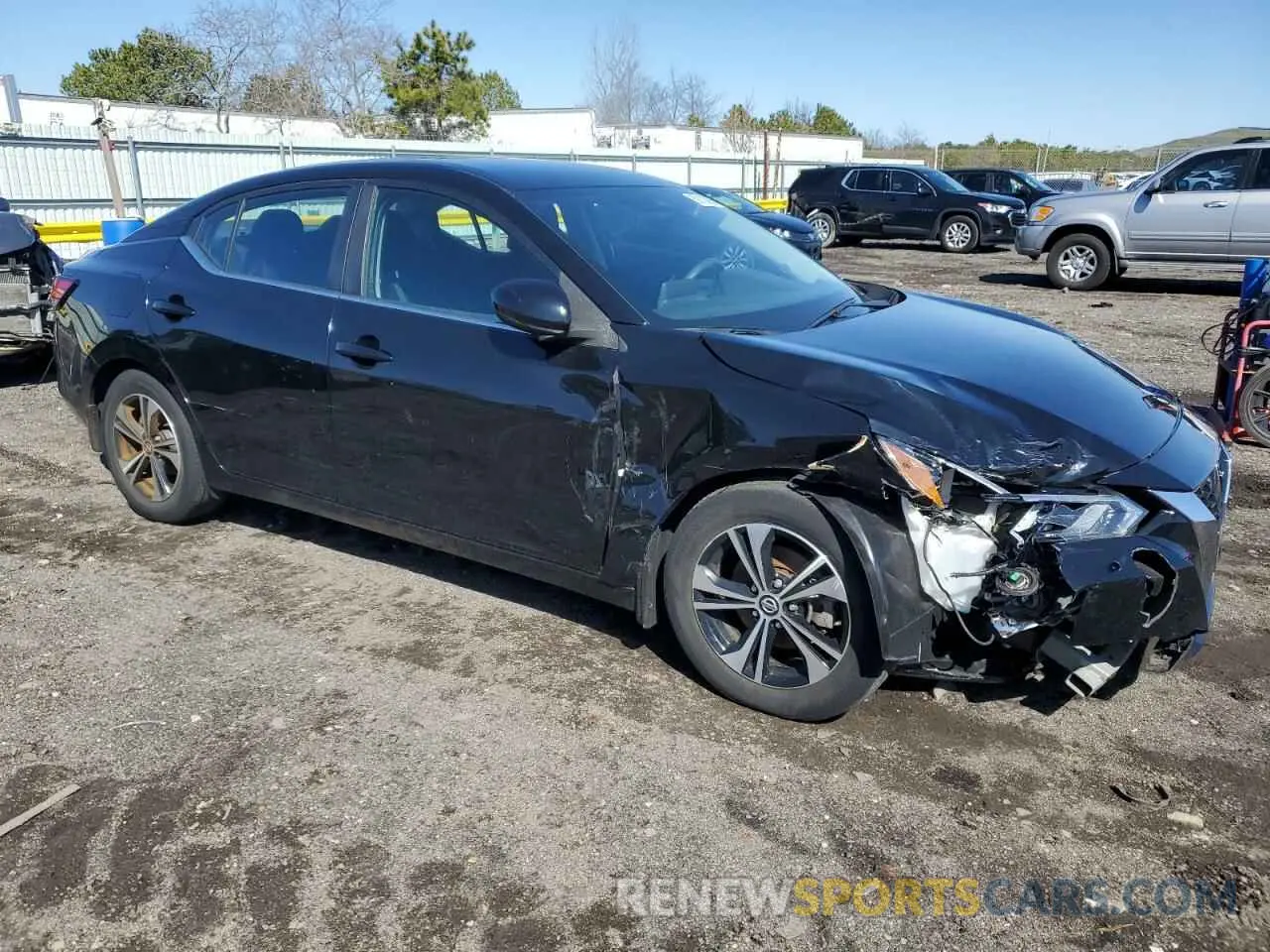 4 Photograph of a damaged car 3N1AB8CV5MY225873 NISSAN SENTRA 2021