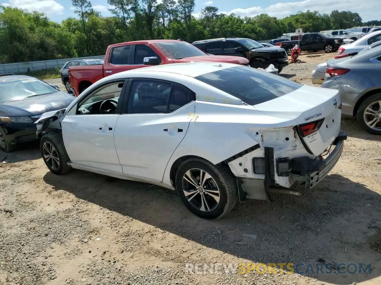 2 Photograph of a damaged car 3N1AB8CV5MY229115 NISSAN SENTRA 2021