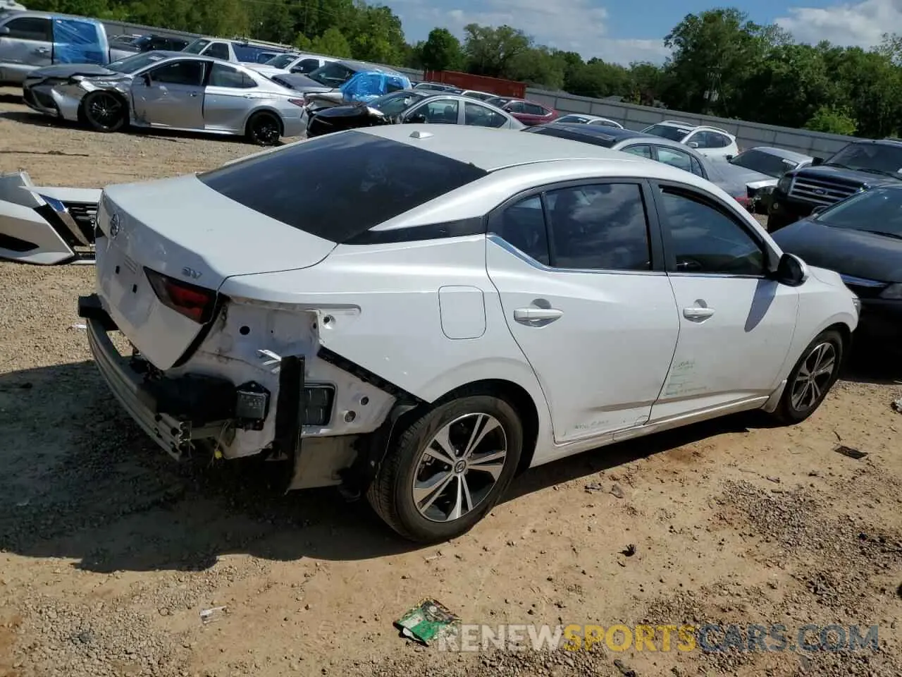 3 Photograph of a damaged car 3N1AB8CV5MY229115 NISSAN SENTRA 2021
