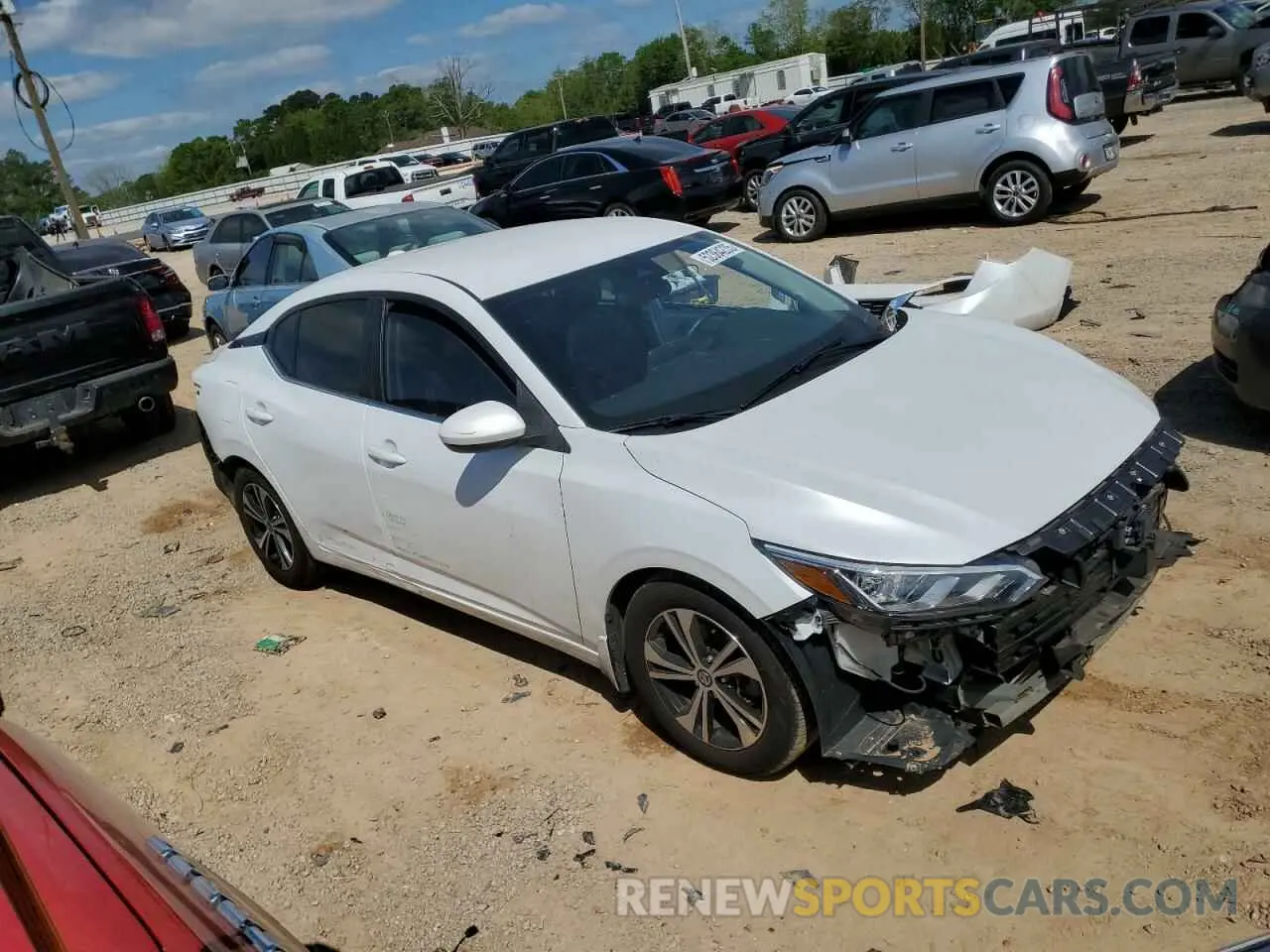 4 Photograph of a damaged car 3N1AB8CV5MY229115 NISSAN SENTRA 2021