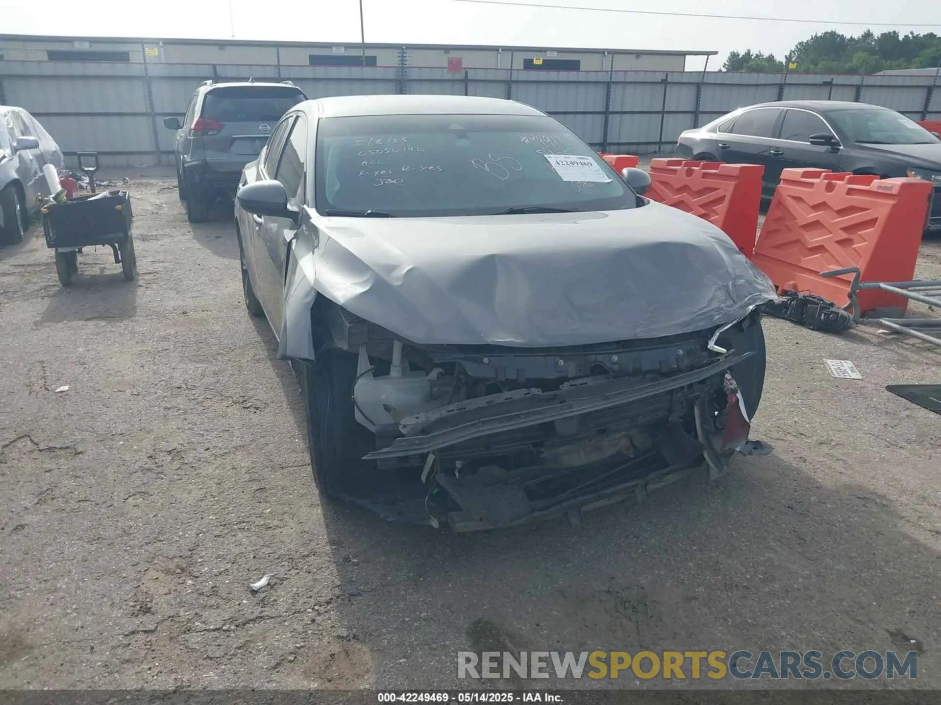 1 Photograph of a damaged car 3N1AB8CV5MY241717 NISSAN SENTRA 2021