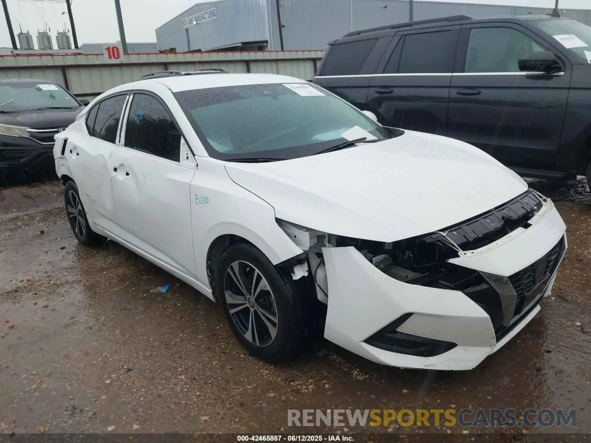 1 Photograph of a damaged car 3N1AB8CV5MY241796 NISSAN SENTRA 2021