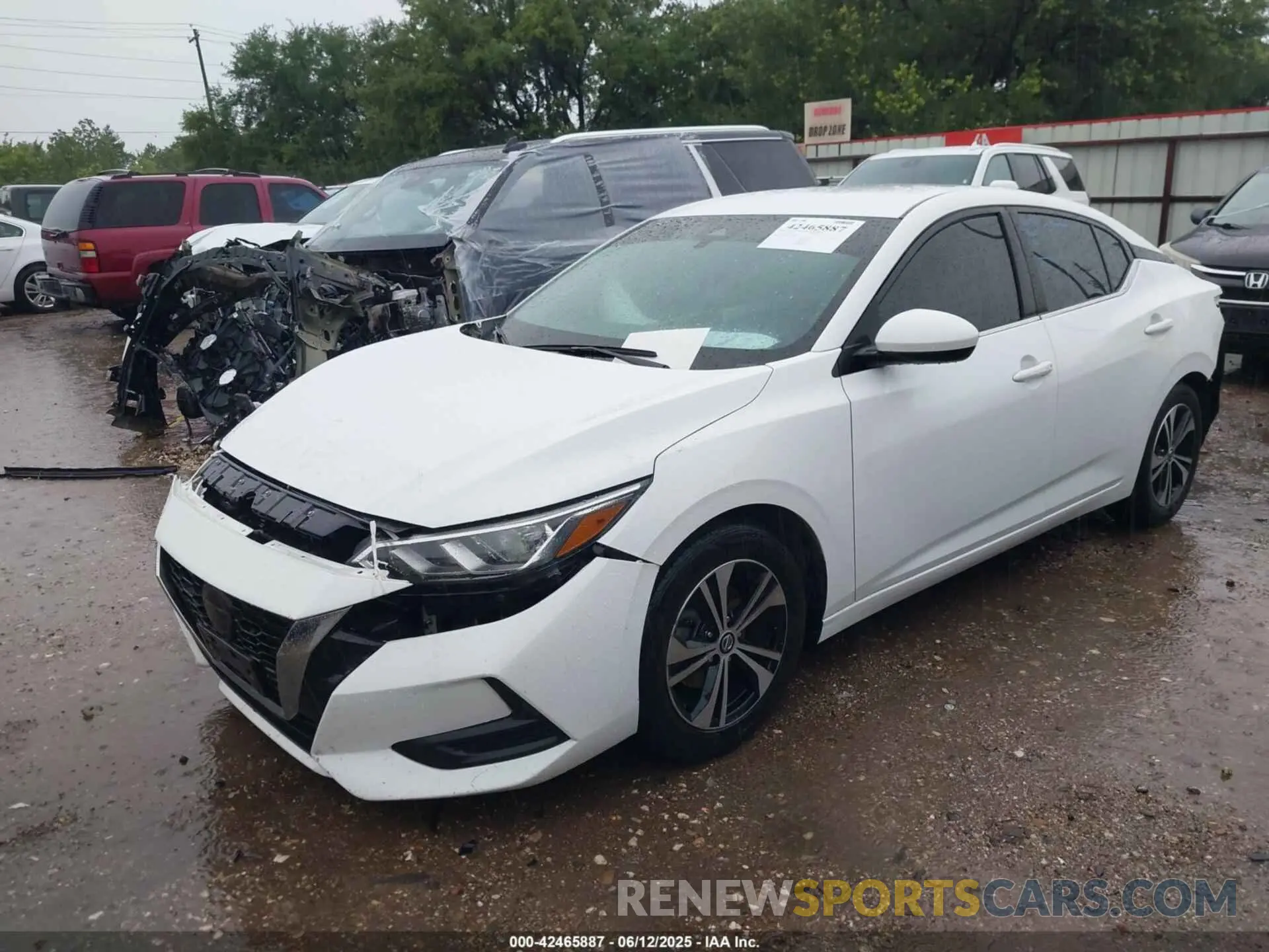 2 Photograph of a damaged car 3N1AB8CV5MY241796 NISSAN SENTRA 2021