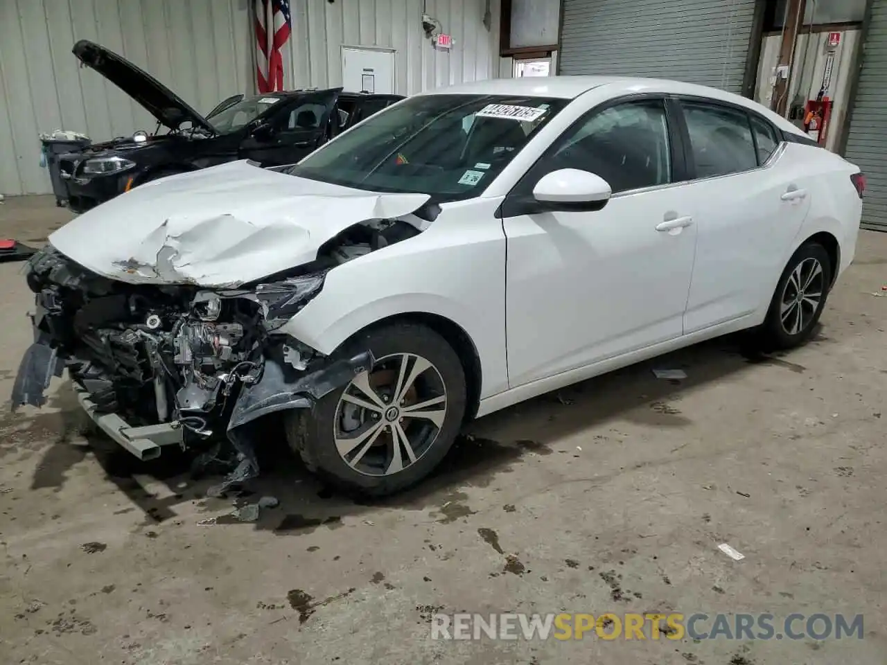 1 Photograph of a damaged car 3N1AB8CV5MY246593 NISSAN SENTRA 2021