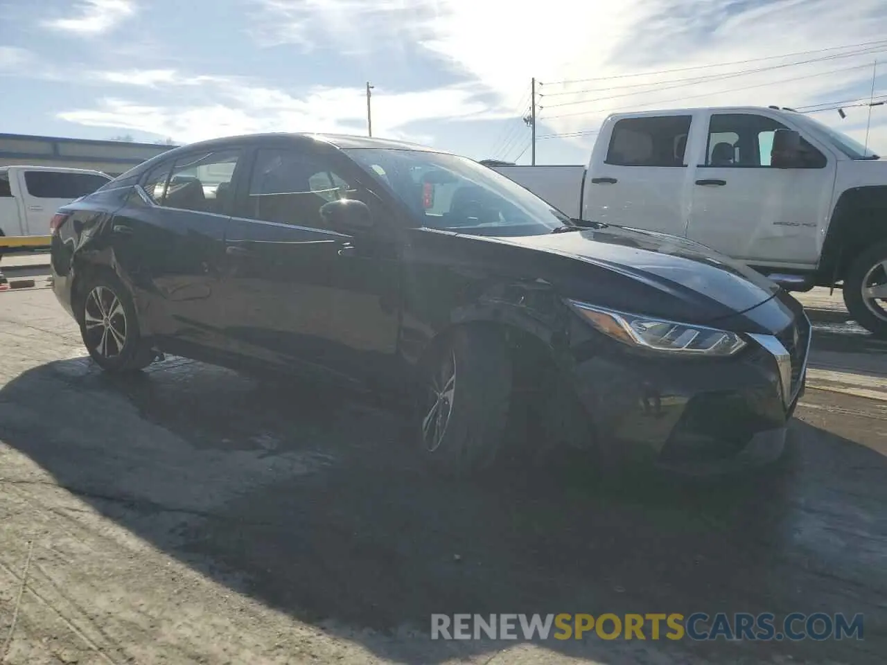 4 Photograph of a damaged car 3N1AB8CV5MY247579 NISSAN SENTRA 2021