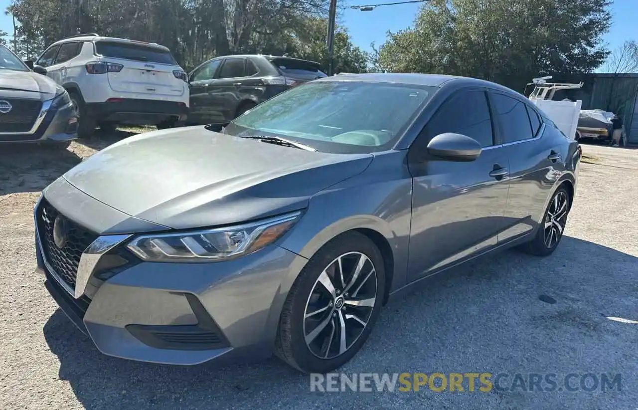 2 Photograph of a damaged car 3N1AB8CV5MY250174 NISSAN SENTRA 2021