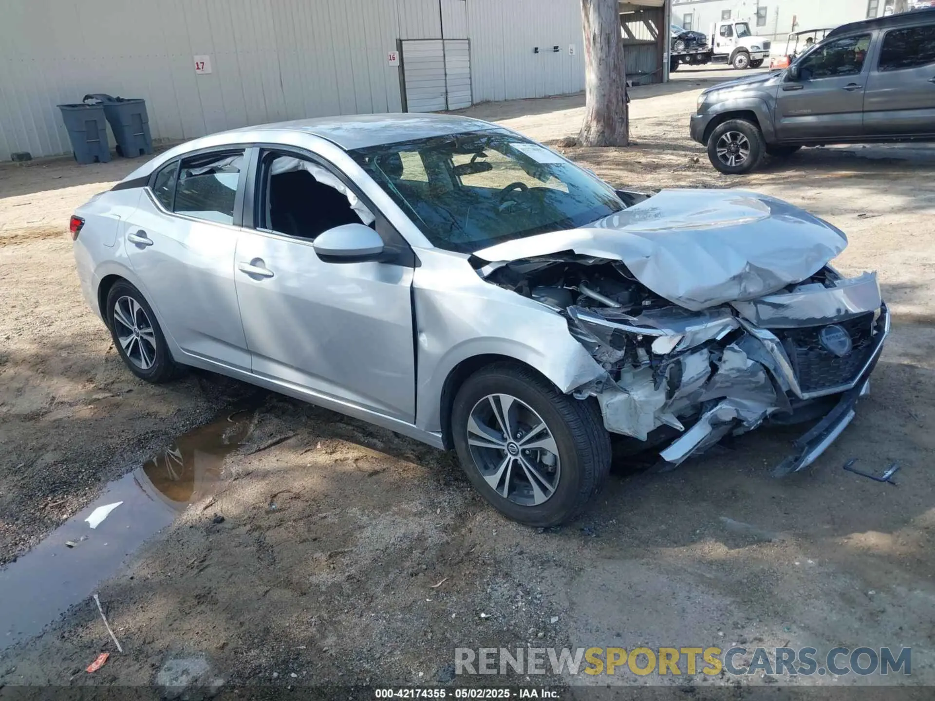 1 Photograph of a damaged car 3N1AB8CV5MY255441 NISSAN SENTRA 2021