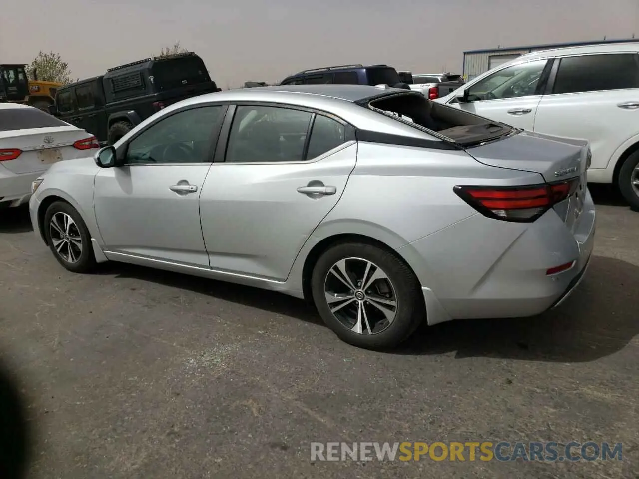 2 Photograph of a damaged car 3N1AB8CV5MY262244 NISSAN SENTRA 2021